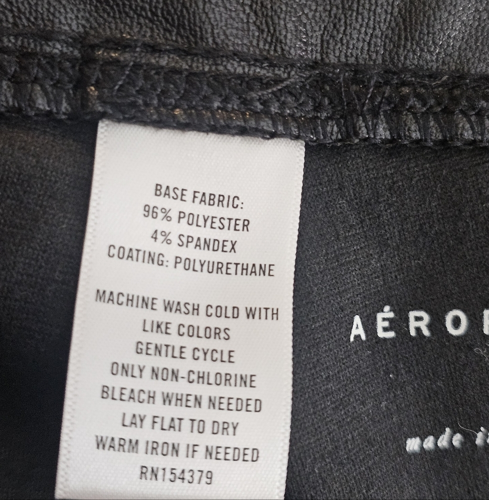 Aeropostale XL Pleather Bootcut - Picture 5 of 11